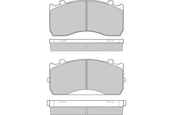 Brake Pad Set, disc brake (12-5321)