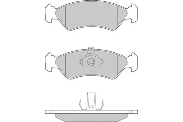 Brake Pad Set, disc brake (12-0671)
