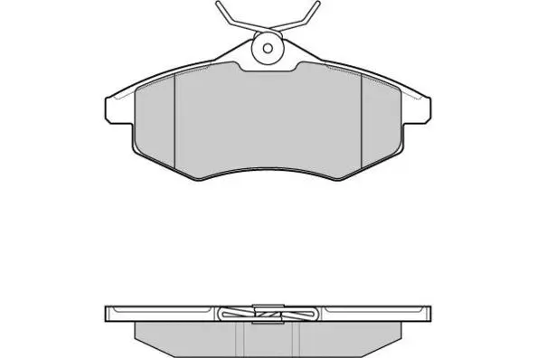 Brake Pad Set, disc brake (12-1008)