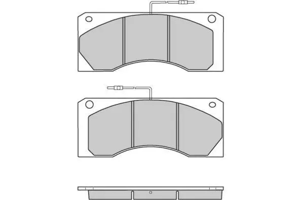 Brake Pad Set, disc brake (12-5255)