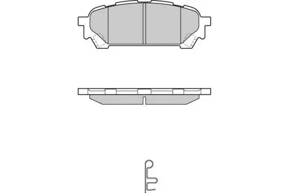 Brake Pad Set, disc brake (12-1270)