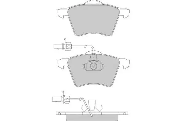 Brake Pad Set, disc brake (12-0900)