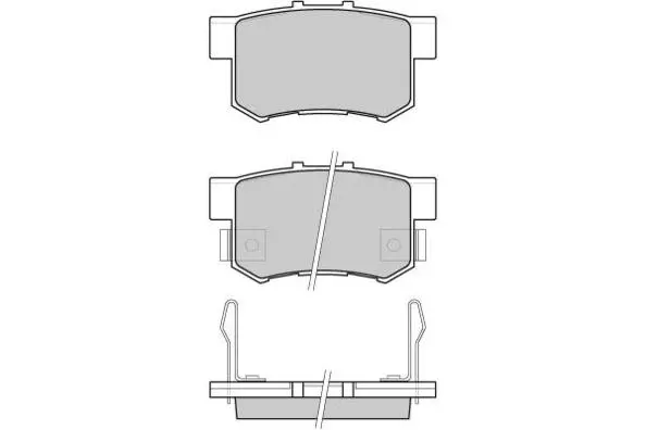 Brake Pad Set, disc brake (12-0750)