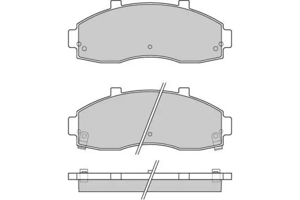 Brake Pad Set, disc brake (12-0901)