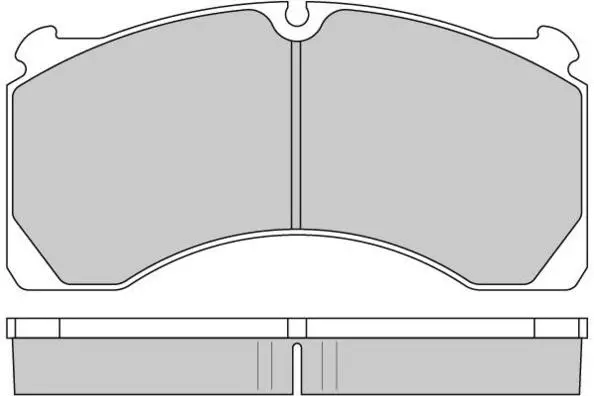 Brake Pad Set, disc brake (12-5295)