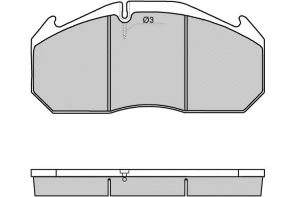 Brake Pad Set, disc brake (12-5264)