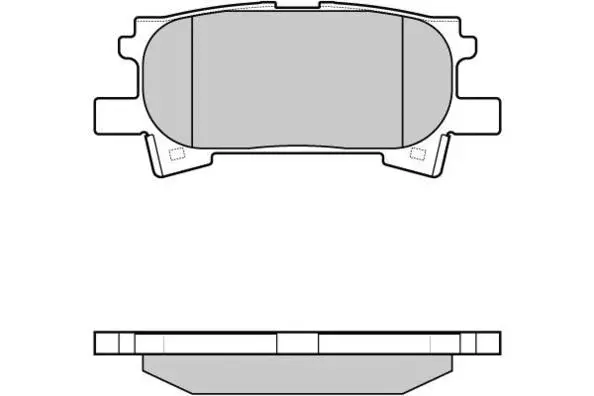 Brake Pad Set, disc brake (12-1169)