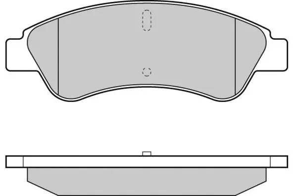 Brake Pad Set, disc brake (12-1286)