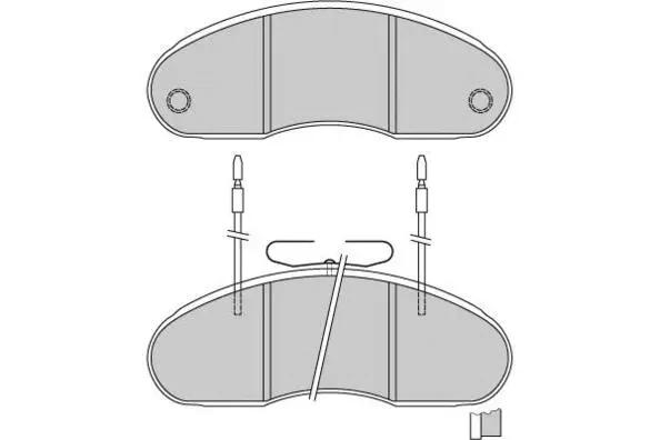 Brake Pad Set, disc brake (12-5243)