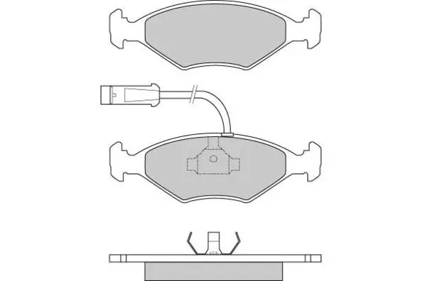 Brake Pad Set, disc brake (12-0589)