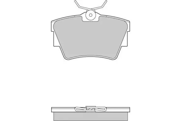 Brake Pad Set, disc brake (12-0866)