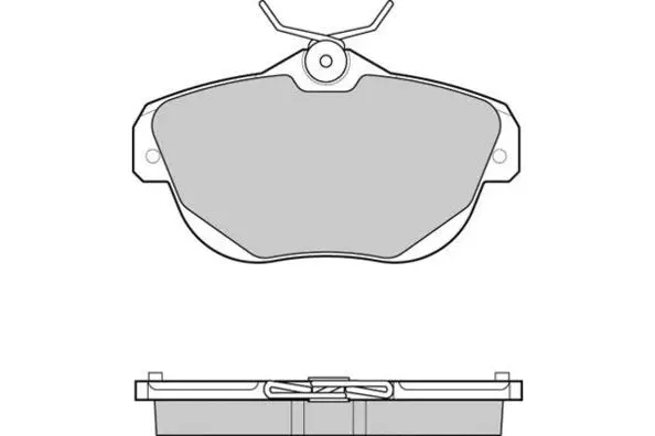 Brake Pad Set, disc brake (12-1262)