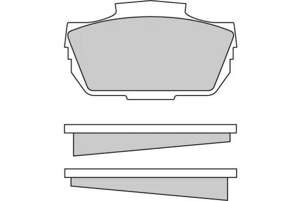 Brake Pad Set, disc brake (12-0030)