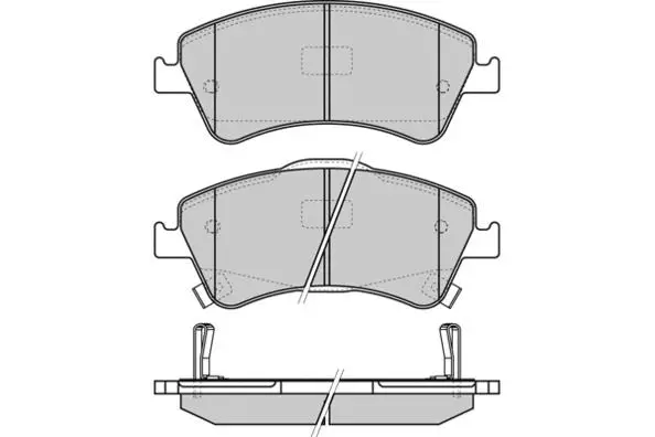 Brake Pad Set, disc brake (12-1339)