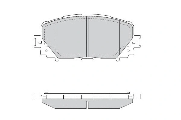 Brake Pad Set, disc brake (12-1569)