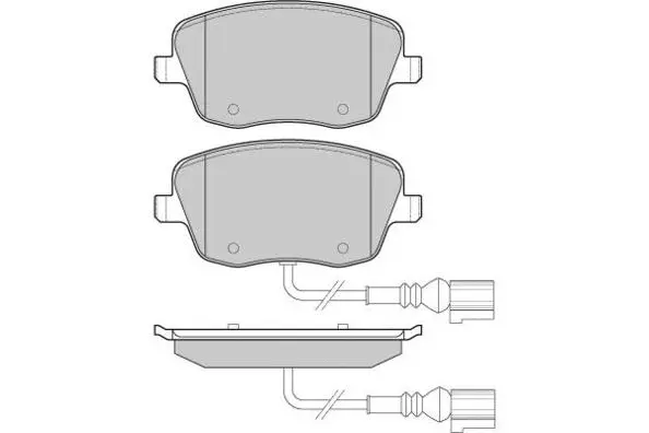 Brake Pad Set, disc brake (12-1013)