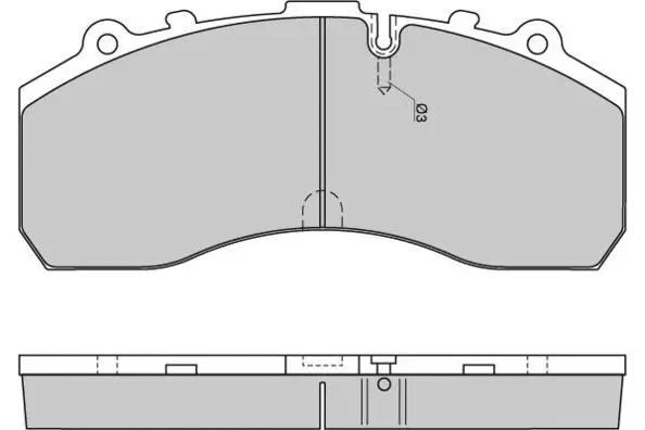 Brake Pad Set, disc brake (12-5278)