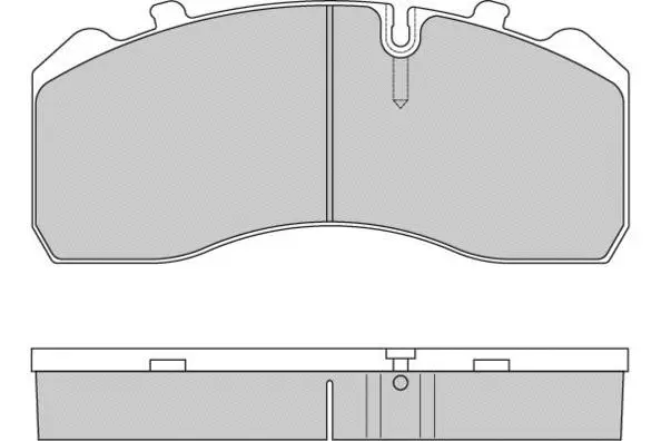 Brake Pad Set, disc brake (12-5284)
