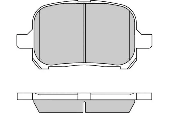Brake Pad Set, disc brake (12-0761)