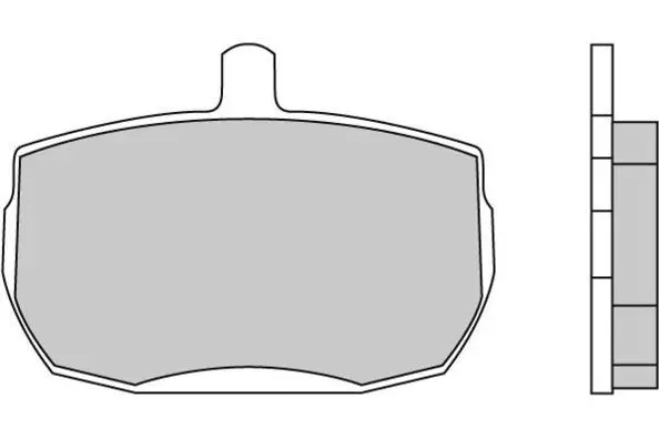 Brake Pad Set, disc brake (12-0109)
