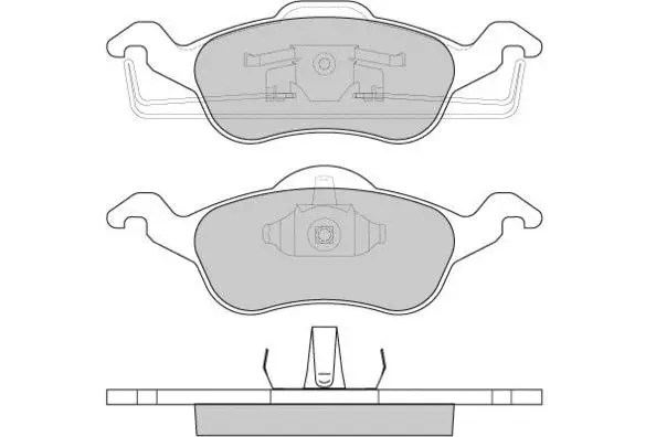 Brake Pad Set, disc brake (12-0824)