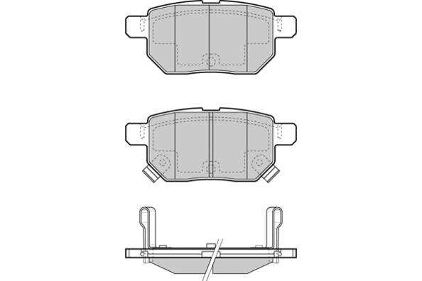 Brake Pad Set, disc brake (12-1485)
