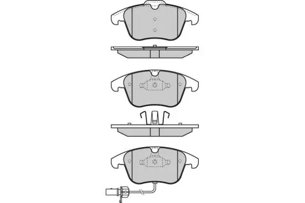 Brake Pad Set, disc brake (12-1348)
