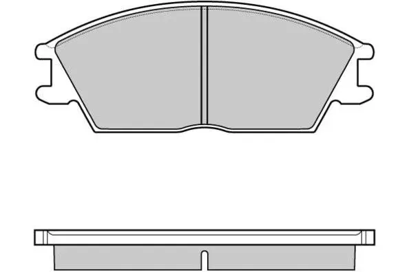 Brake Pad Set, disc brake (12-1124)