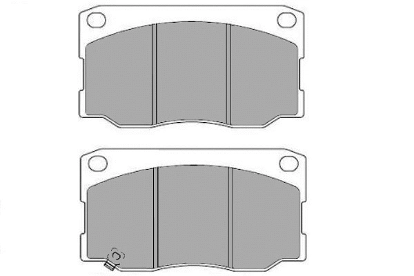 Brake Pad Set, disc brake (12-1707)
