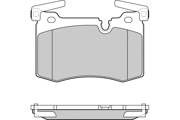 Brake Pad Set, disc brake (12-1388)