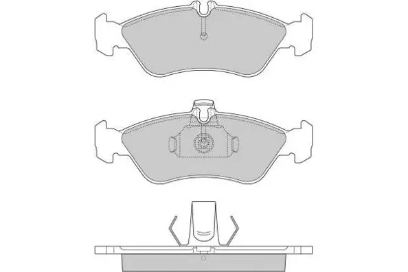 Brake Pad Set, disc brake (12-0689)
