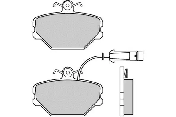 Brake Pad Set, disc brake (12-0375)