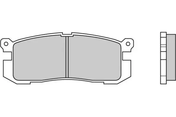Brake Pad Set, disc brake (12-0424)