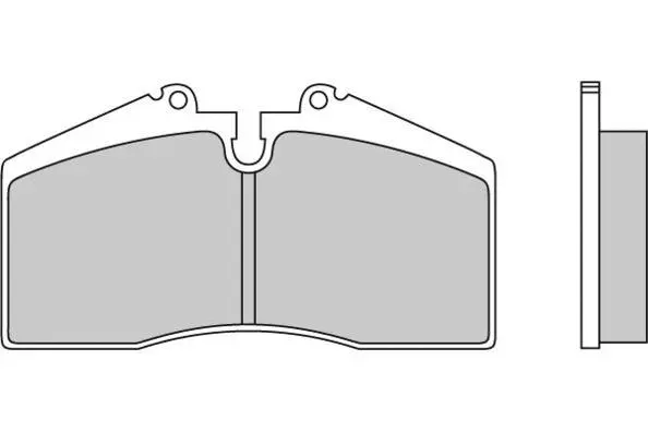 Brake Pad Set, disc brake (12-0449)