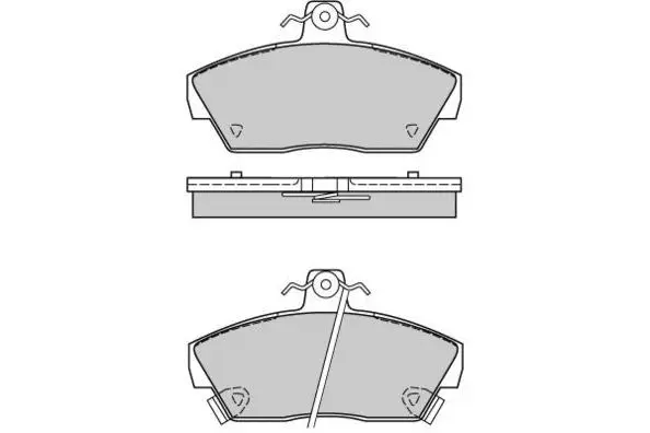 Brake Pad Set, disc brake (12-0484)