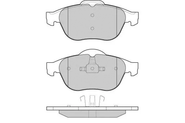 Brake Pad Set, disc brake (12-0970)