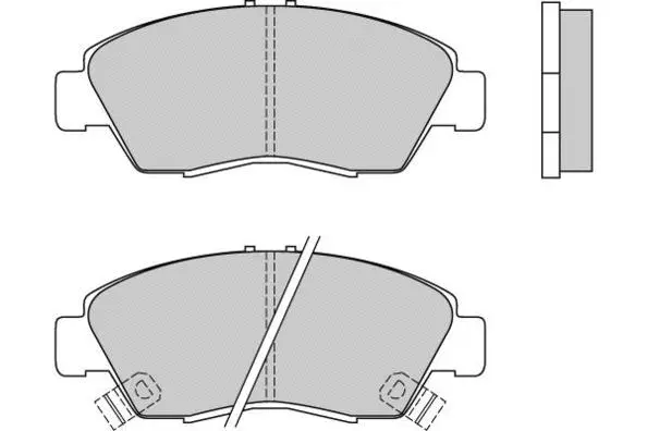Brake Pad Set, disc brake (12-0547)