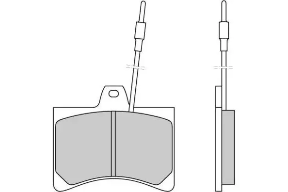 Brake Pad Set, disc brake (12-0148)