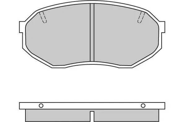 Brake Pad Set, disc brake (12-0421)