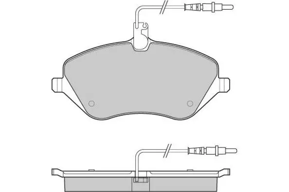 Brake Pad Set, disc brake (12-1181)