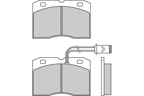 Brake Pad Set, disc brake (12-0517)