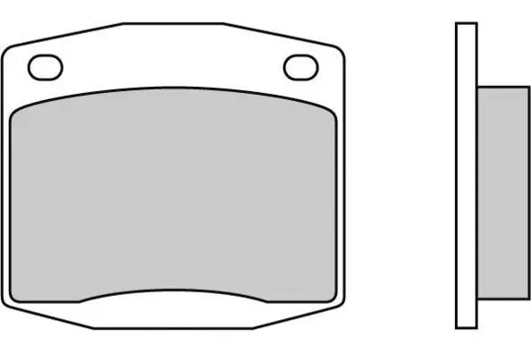 Brake Pad Set, disc brake (12-0116)
