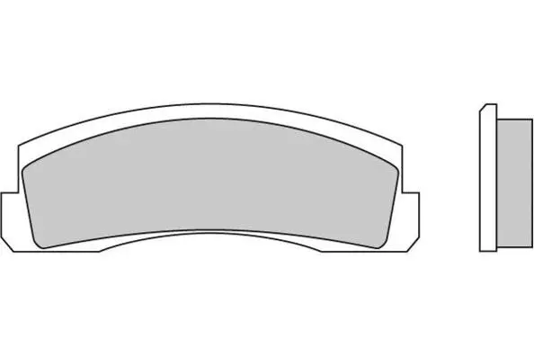 Brake Pad Set, disc brake (12-0138)