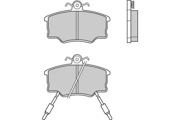 Brake Pad Set, disc brake (12-0339)