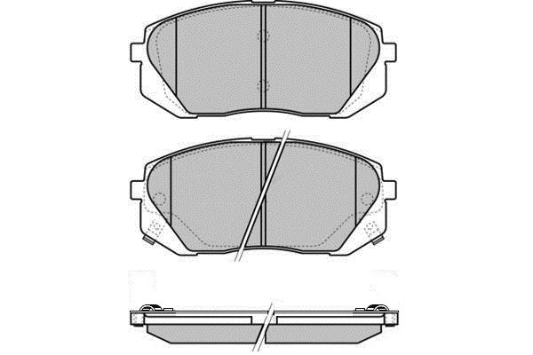 Brake Pad Set, disc brake (12-1608)