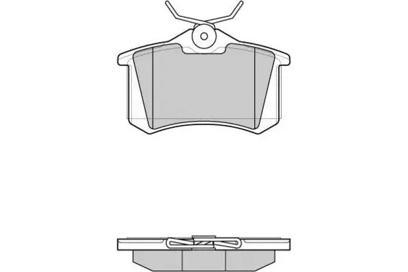 Brake Pad Set, disc brake (12-0906)