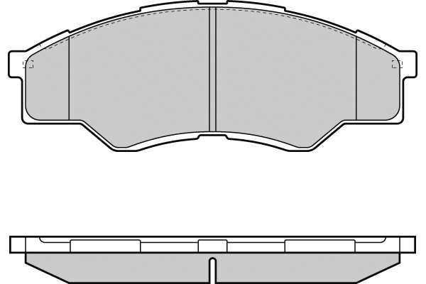 Brake Pad Set, disc brake (12-1375)