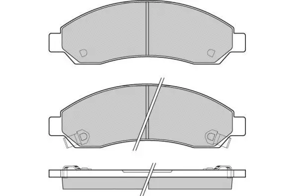Brake Pad Set, disc brake (12-1199)