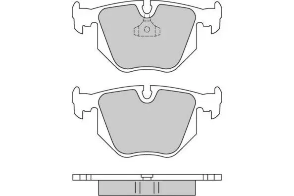 Brake Pad Set, disc brake (12-0652)