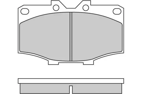 Brake Pad Set, disc brake (12-0242)